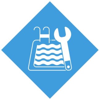 Pool heater service and maintenance icon