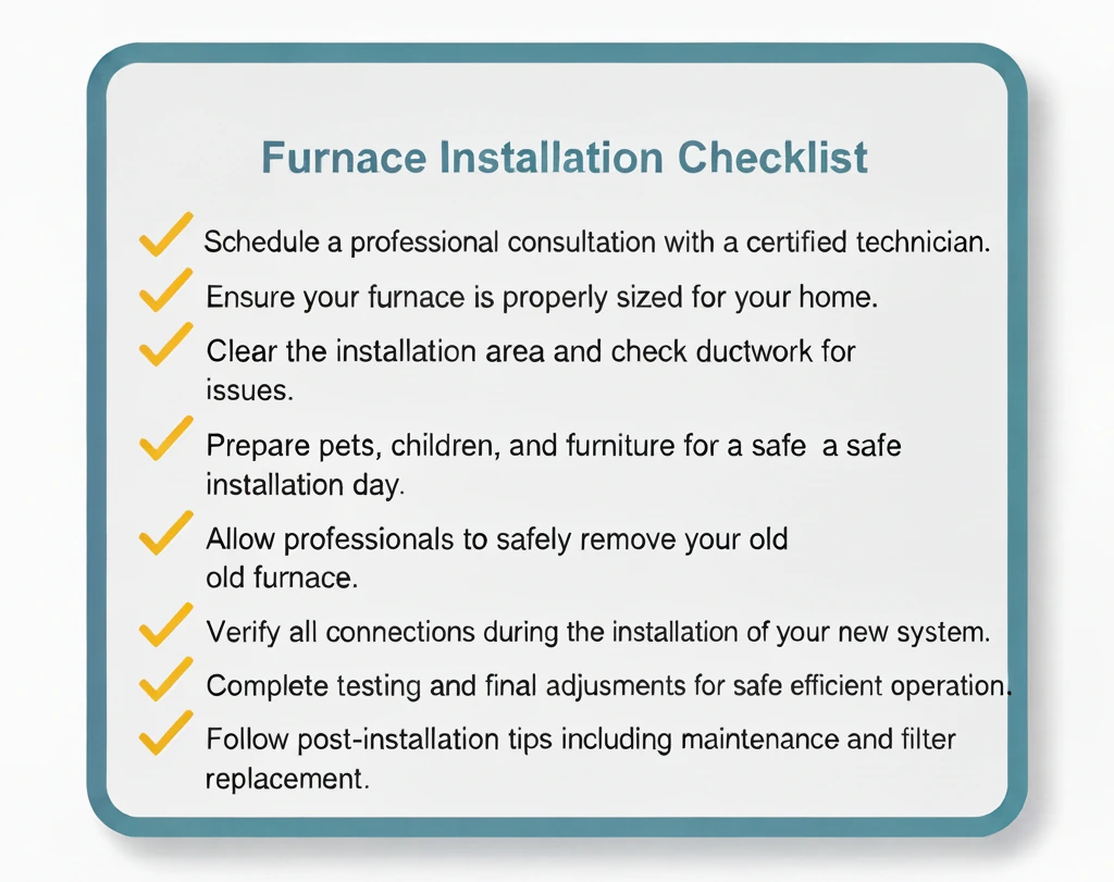 Furnace Installation Checklist