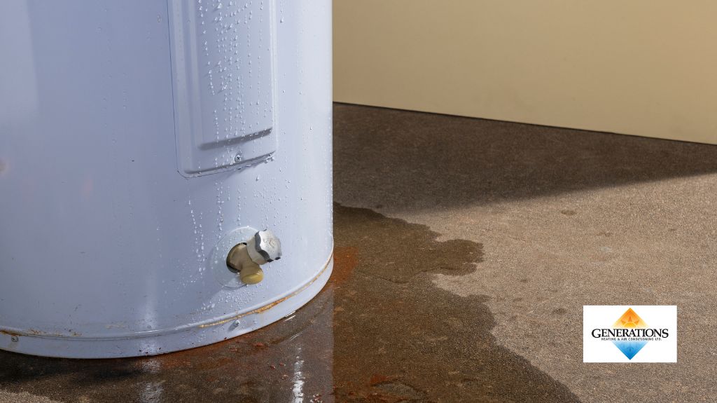 water heater leaking